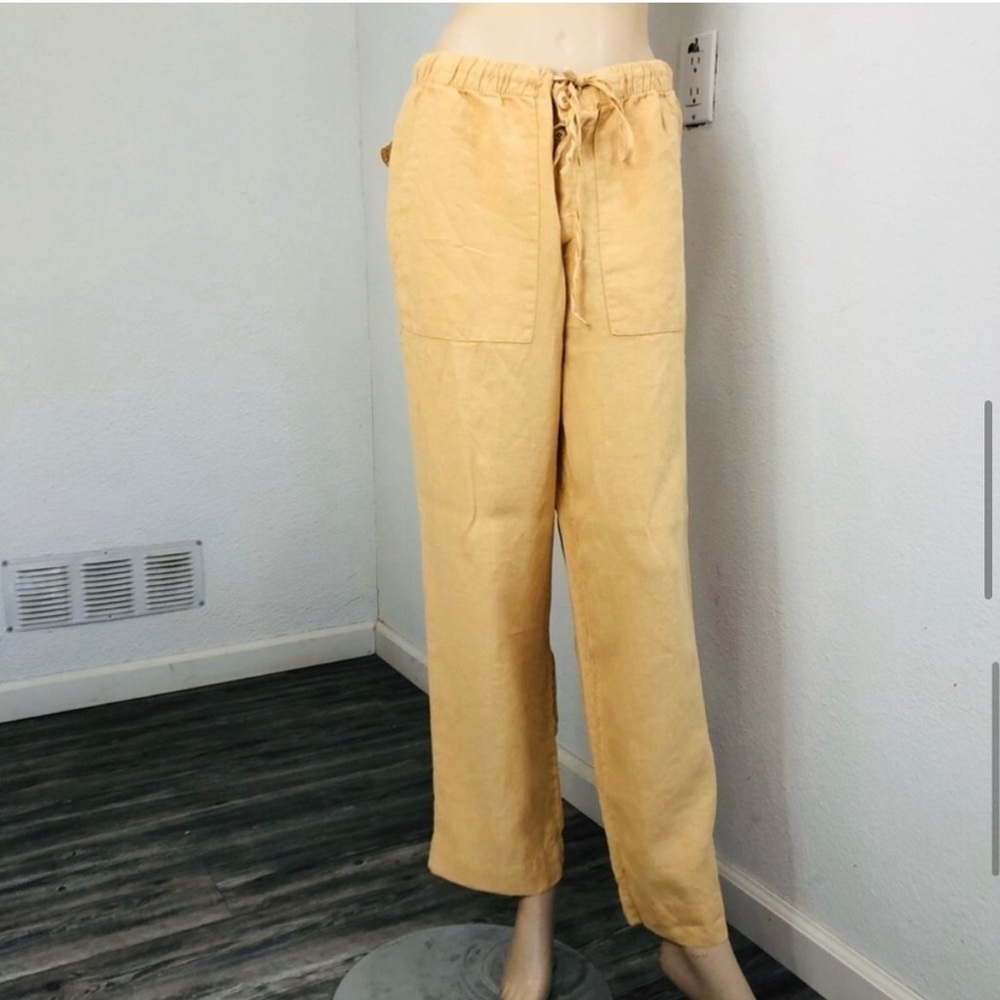 Mod.O.Doc Linen Button Front Relax Fit Pants Side… - image 8